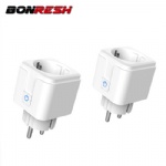 Smart home device Mini Wifi Smart Power EU Plug compatible with alexa and google assistant