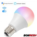 RGB WiFi Smart LED Light Bulb Works with Alexa with CE FCC RoHS ETL
